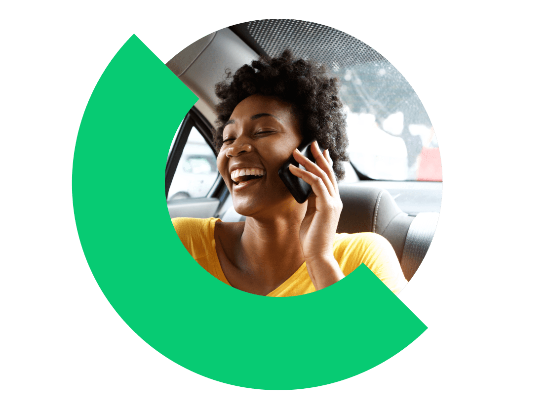 Car dealership representative using GoTo Connect to follow up with their customers.
